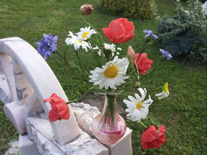 Buchet flori de camp comestibile din pasta de zahar by Marinela Muresan