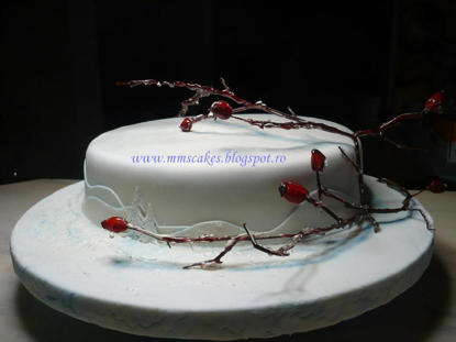 Crenguta cu macese inghetate