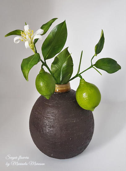 Lamai din pasta de zahar asezat intr-un bol gri